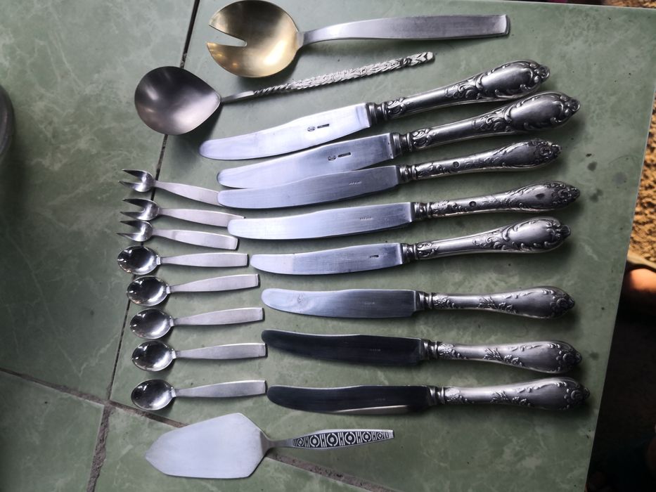 Ножы ложки мельхиор