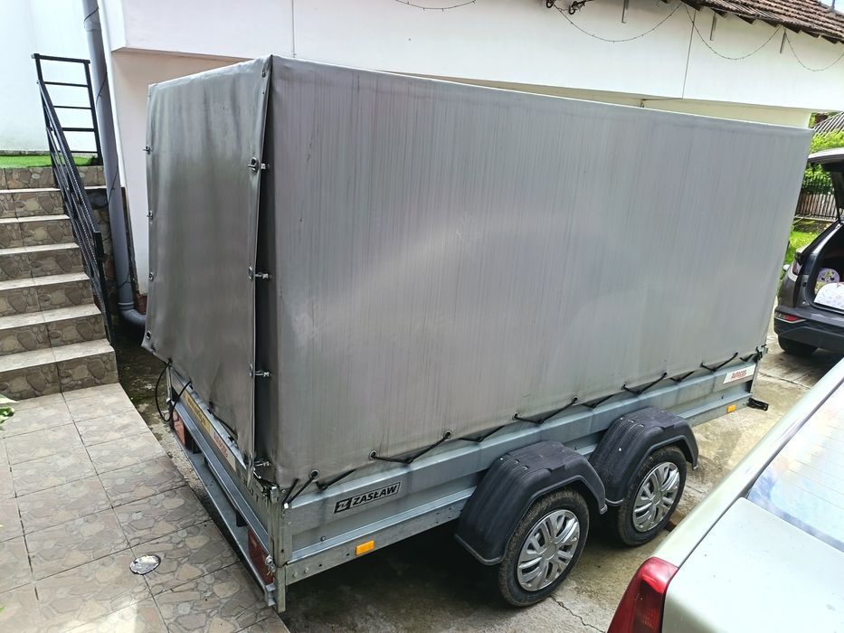 Remorca dublu ax, 300Lx150lx150h, 750kg