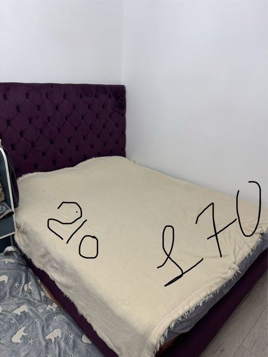 Продам кроват с матрасом