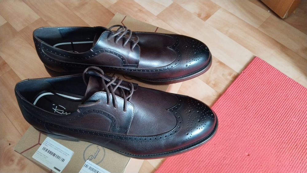 Новые кожаные броги Respect