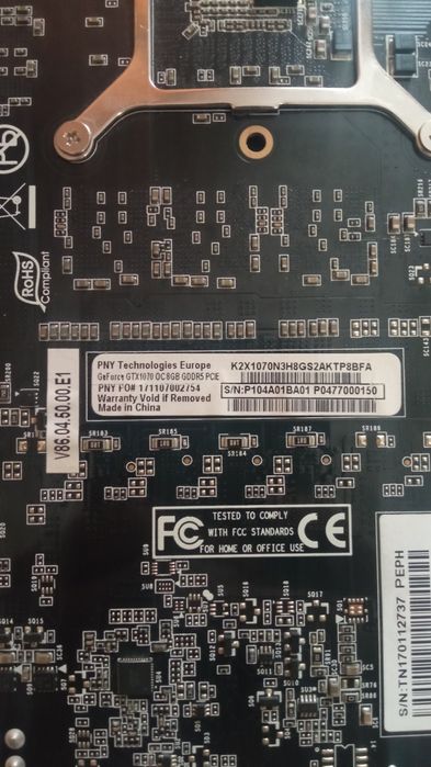 PNY GTX1070 8GB видеокарта