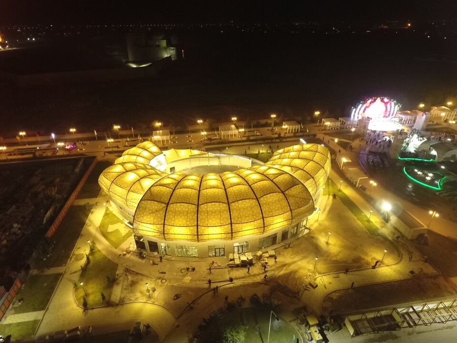 Шатры мембранные натяжные