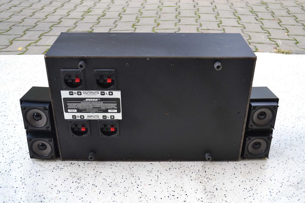 Subwoofer pasiv Bose Acoustimass + 2 sateliti Cube
