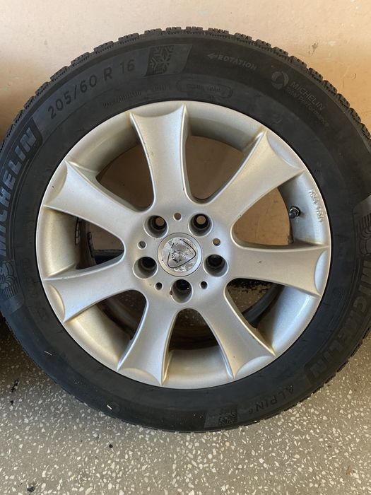 Jante aliaj 16” 5x114.3+Michelin Alpin 6-Renault, Dacia,Nissan,Mazda