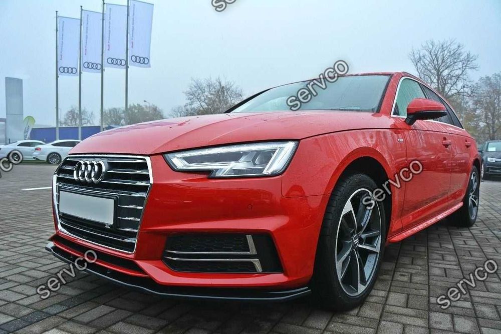 Prelungire bara fata Audi A4 B9 SLine S4 2015-2019 v2 - Maxton Design