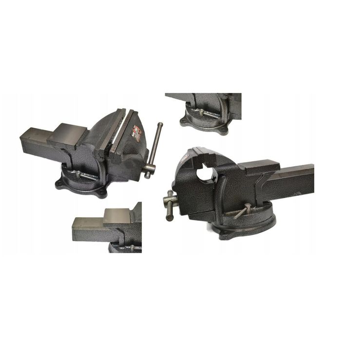 Menghina din fonta rotativa de banc, 200 mm, Black