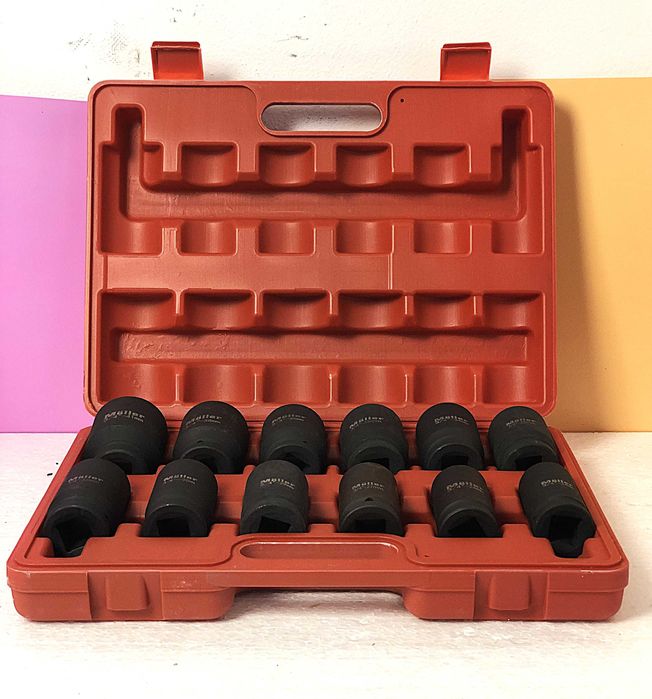 Trusa Chei Tubulare Impact 3/4, 12 Piese.