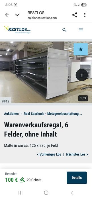 Sistem de rafturi metalice profesionale pentru supermarket sau magazin