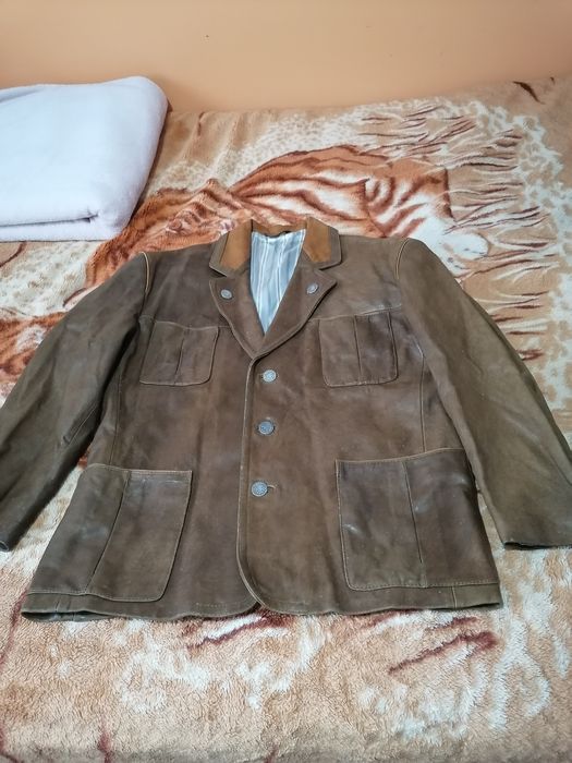 Haină de piele (mărimea 50)