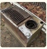 Печь котел (б/у)