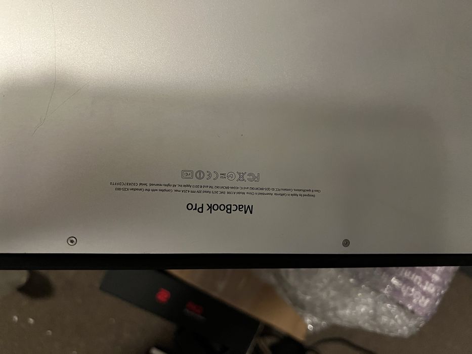 Macbook pro early 2013 de 15,3 inch