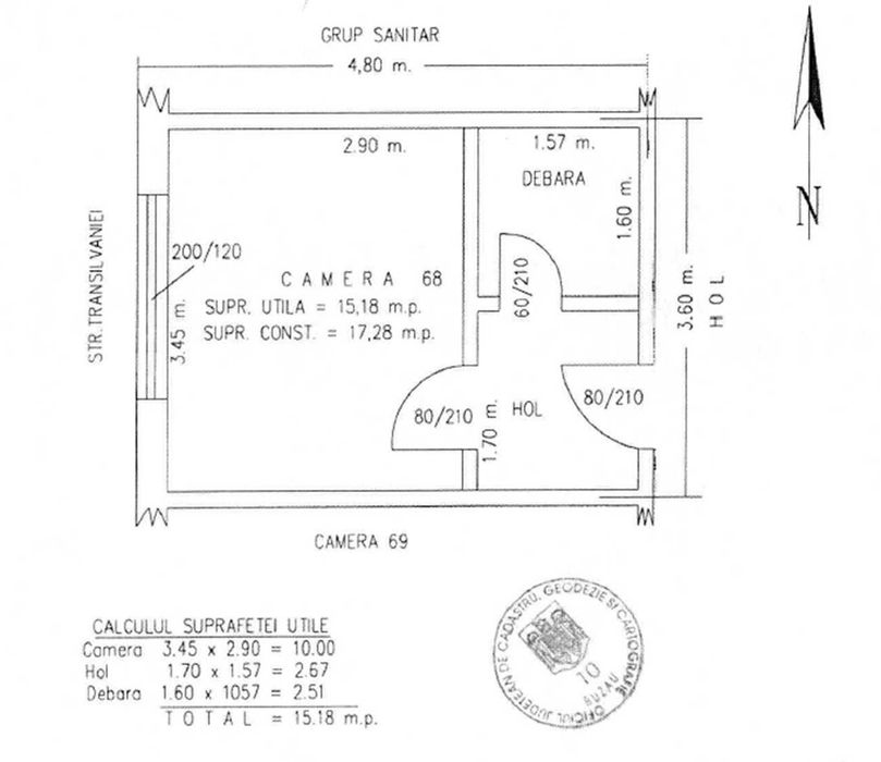 Garsonieră renovată | Etaj 4/4 | Gaz | 20.500 € | Buzău