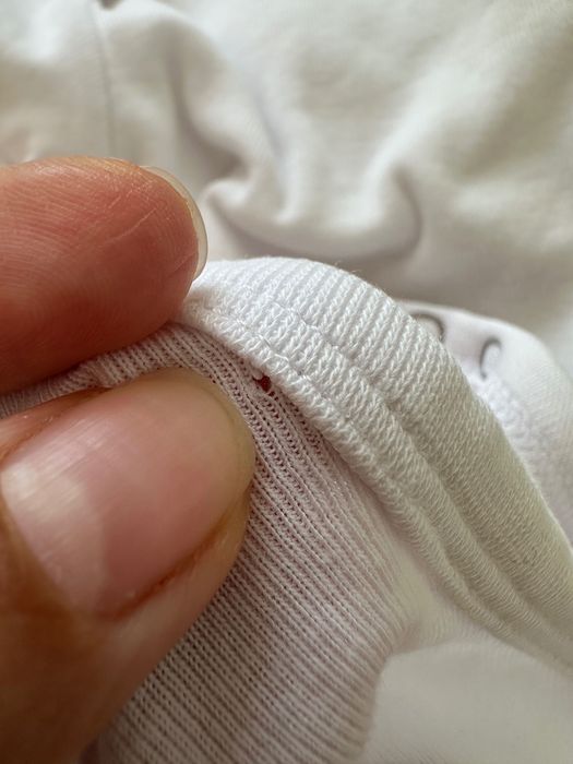 Бели памучни бебешки бодита с къс ръкав 7 броя 86см 98см