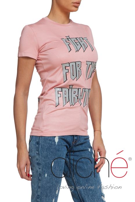 CLICHE чисто нова тениска в бебешко розово