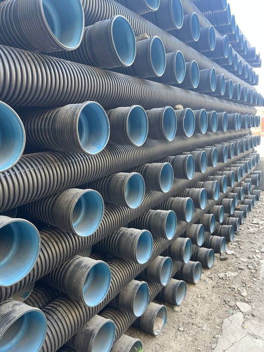 Гофра труба ПНД ПВХ канализационная пластиковые гофрированные