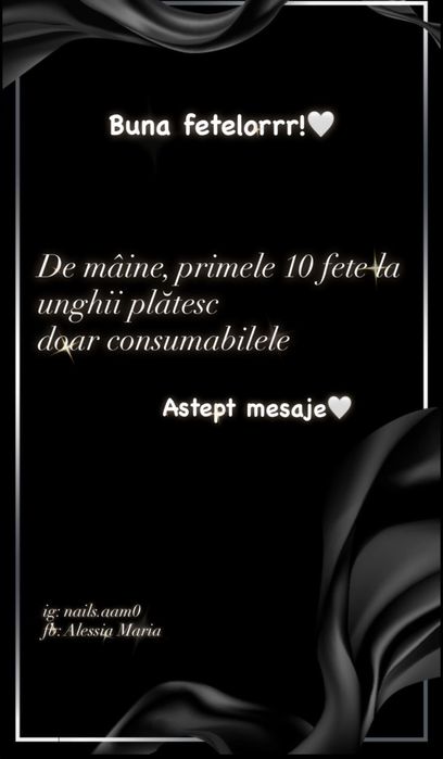 Buna fetelor, va astept cu mesaje in privat!