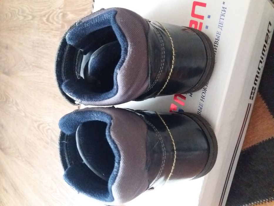 Miniman ботиночки, кожаные кеды