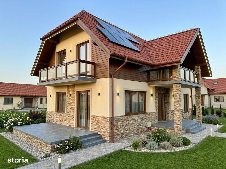 Casă Semifinisată 4 Camere, 2 Băi 190 mp Sângeorgiu MS, 650mp teren
