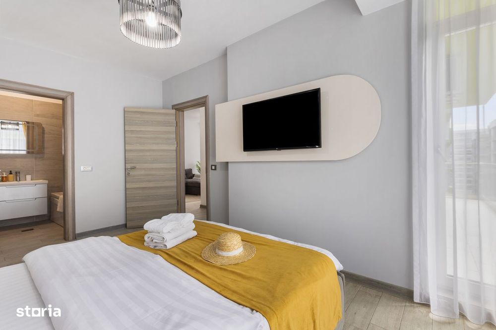 Ap. 3 camere, parcare, 75mp, piscina, spa, sala, comision 0