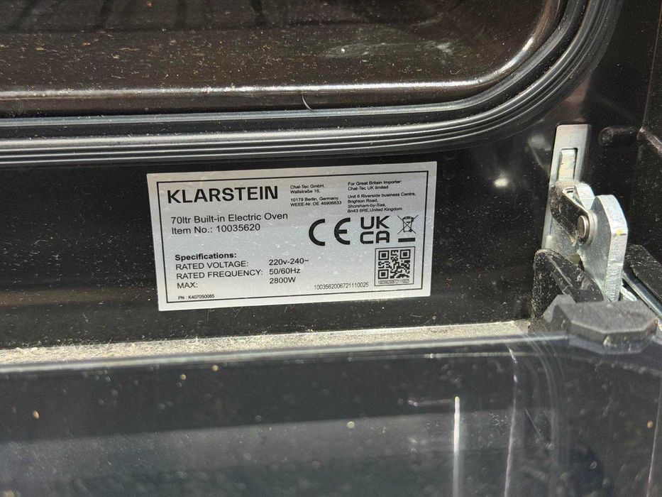 Фурна за вграждане KLARSTEIN