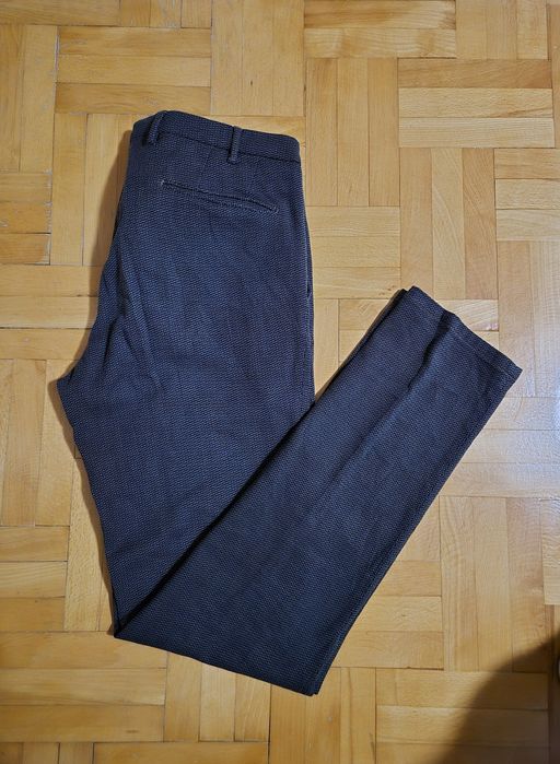 Pantaloni Lux Floriani, Material Gros, Slim Fit, Bărbați - Mărime 52