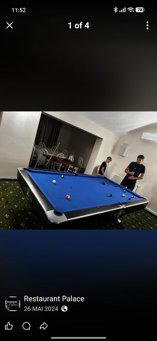 Masa biliard și suport lumina 
Calitate, design, tehnologie, materiale deosebite.