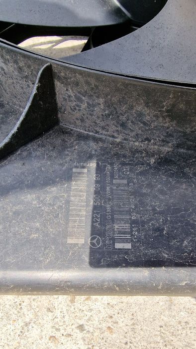 Gmw electroventilator Mercedes A2215000993 W221 S class S320 S350 S500