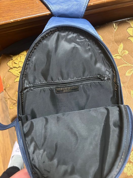 Дамска раница от естествен велур