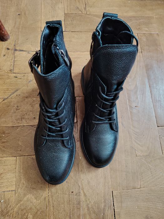 Ghete/bocanci piele naturala femei mărimea 37