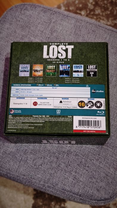 Serial Lost Bluray 36 discuri