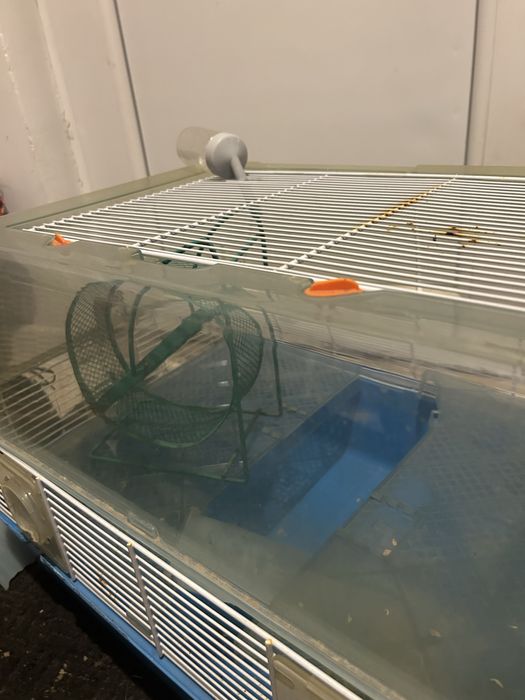 Клетка за хамстер / малък гризач с аксесоари