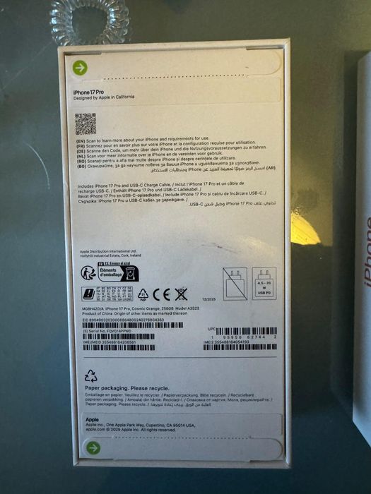 Iphone 17 Pro 256GB Cosmic Orange