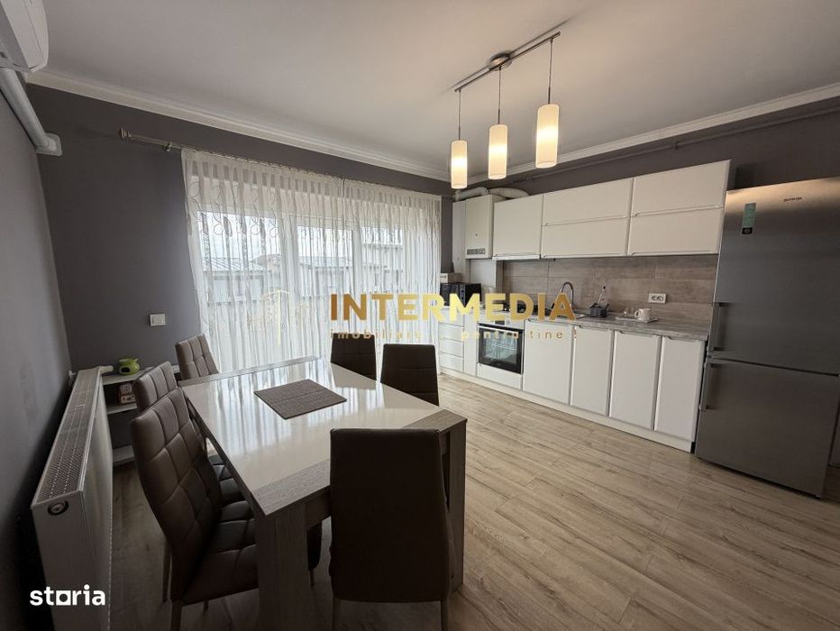 Apartament 2 camere Decomnadat 63 mp Clima Parcare Finisat Mobilat Uti