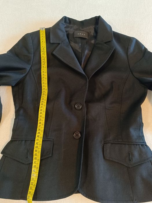 Blazer negru Koan-lână vergină