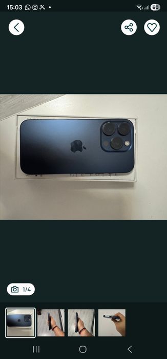 Iphone 15 pro impecabil