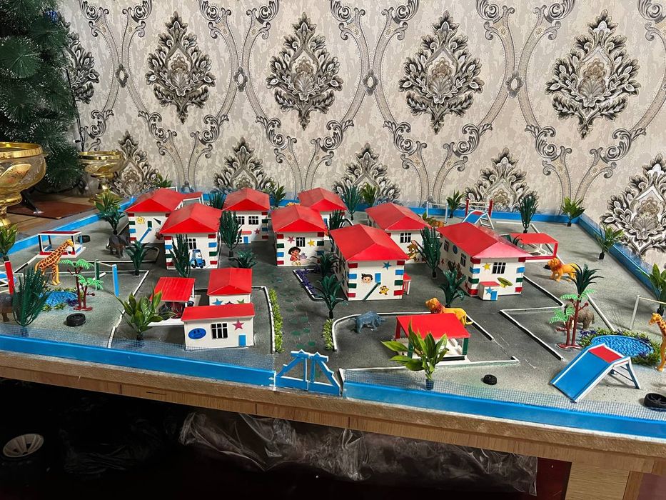 Har xil turdagi maketlar yasash uy, bog'cha, maktab va boshqa xildagi