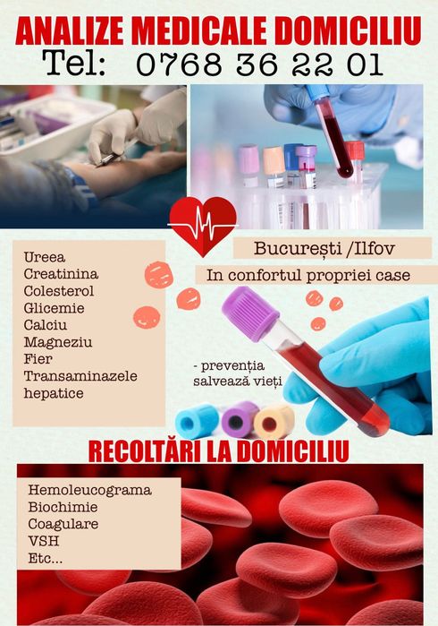 ASISTENT MEDICAL tratament la DOMICILIU: Perfuzie, Injectie, Fire etc