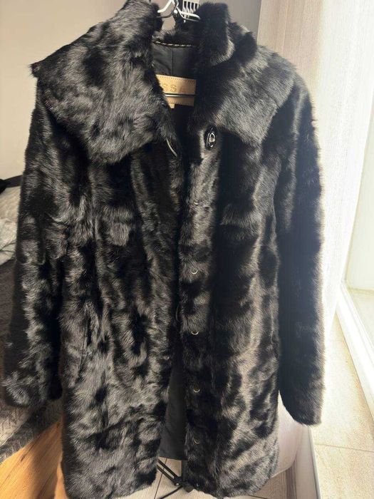 Продавам кожено палто от естествена норка