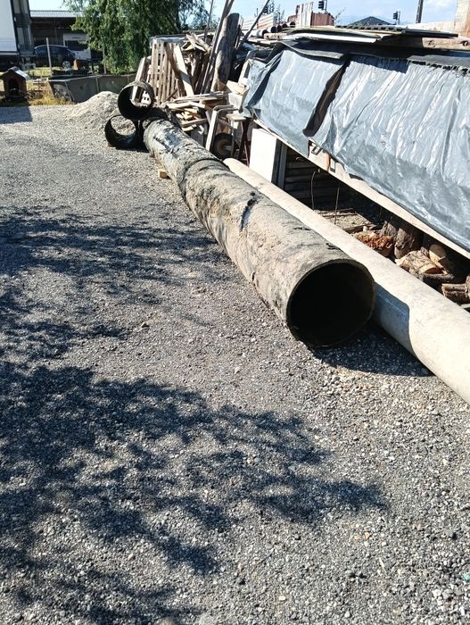 Țeavă podețe învelită în smoală