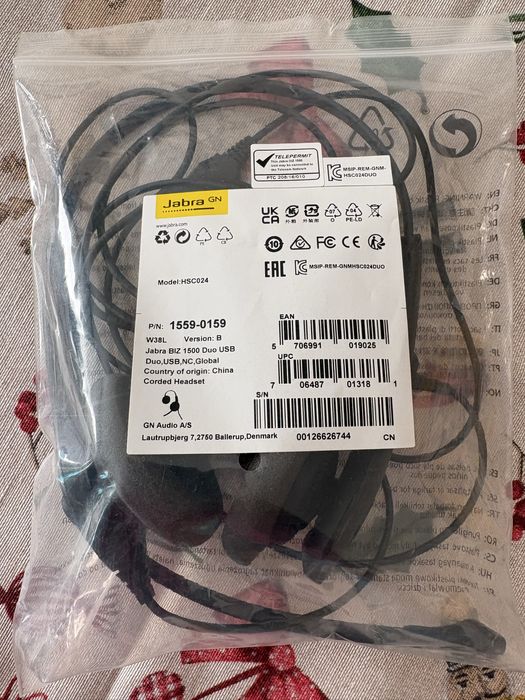 Слушалки Jabra с микрофон new