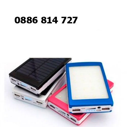 Соларна, светеща, външна батерия за телефон UKC - 60 000 MAH