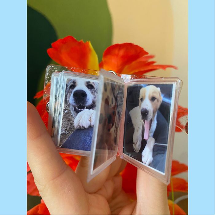 Мини албум, ключодържател 16снимки магнит свети валентин подарък