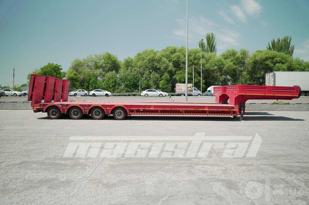 В наличии!!! Полуприцеп тяжеловоз низкорамный Feilida - 60 т (2026)