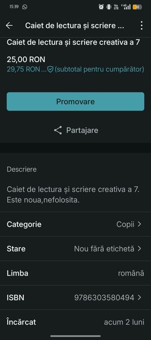 Carte de vacanta cls 7