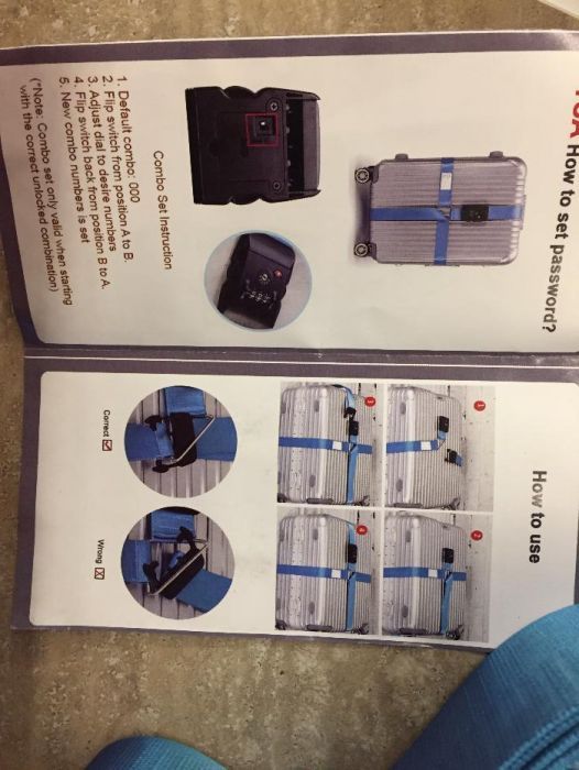 Centura inchidere cu cifru pt bagaje.