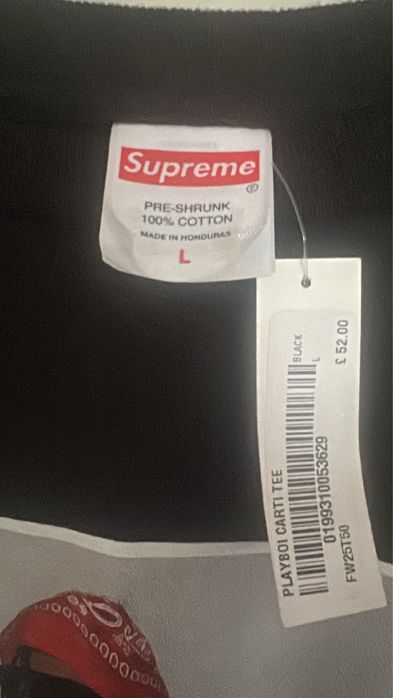 Supreme Playboi Carti тениска