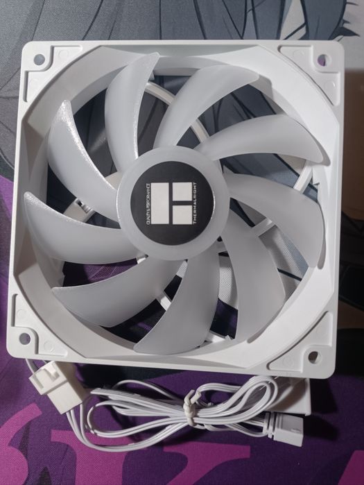 Комплект ARGB кулеров Thermalright TL-C12CW-S (3 шт) Белые (ОРИГИНА