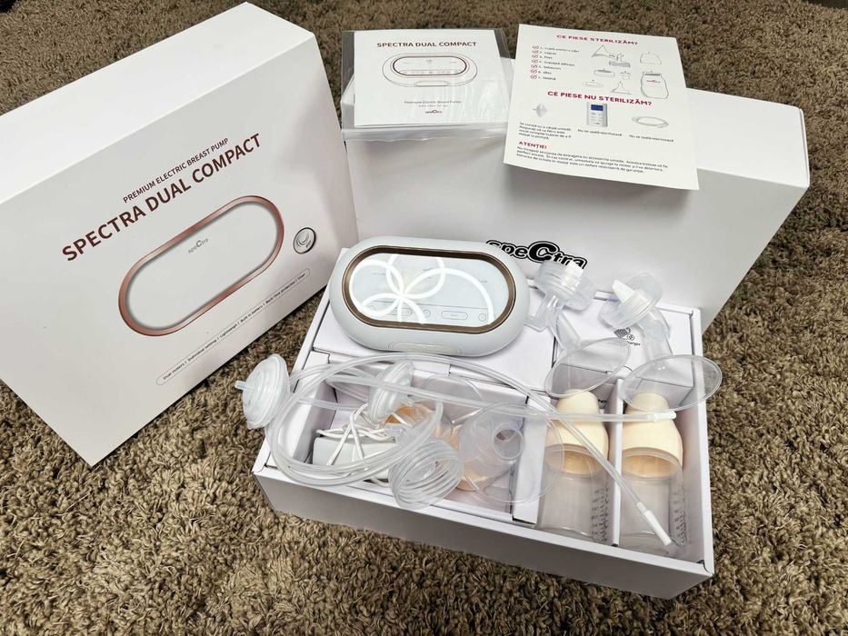 Pompa de san electrica premium Spectra Dual Compact, Alb - garantie