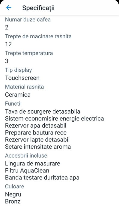 Espressor automat Philips seria 4400 cu garantie