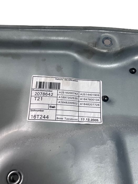Macara Geam Stanga Fata Mercedes-Benz M-Class Ii W164 2005 - 2012 A2518200742